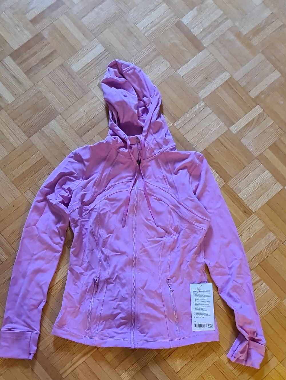 lululemon athletica Pink Hooded Athletic Jacket